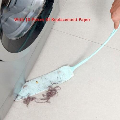 Three-piece Long Slit Crevice Brush Living Room Bedroom Non-woven Dust Mites Cleaning Clean Dust Clip-on Cleaning Tool