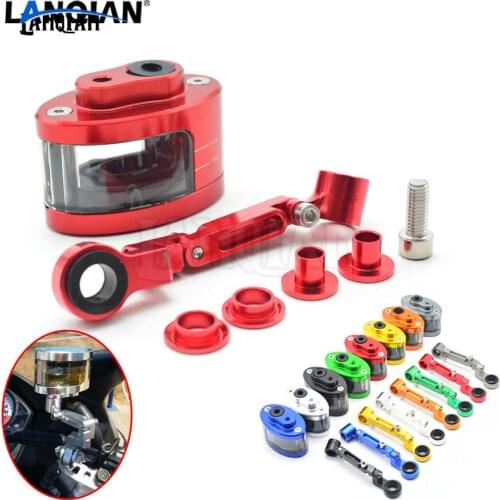 Universal Motorcycle Brake Fluid Reservoir Clutch Tank Oil Fluid Cup For HONDA CBR 600 RR HORNET CBR500 CBR250 CBR1000RR