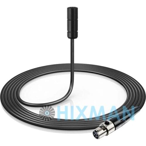 HIXMAN LB3-AW OmniDirectional Lav Lavalier Lapel Condenser Microphone For Audio Technica ATW-T101(U100) Wireless Transmitter