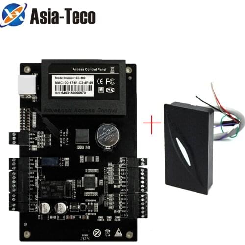 Wiegand 26-bit IP-based Door Access Control Panel with 1pc KR300 Reader TCP/IP RS485 Communication Advanced Access Control