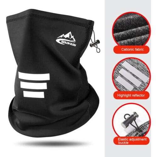 Winter Fleece Neck Scarf Warm Bandana Windproof Snowboard Face Mask Cover Headband Men Women Water Splashing Prevention Thick