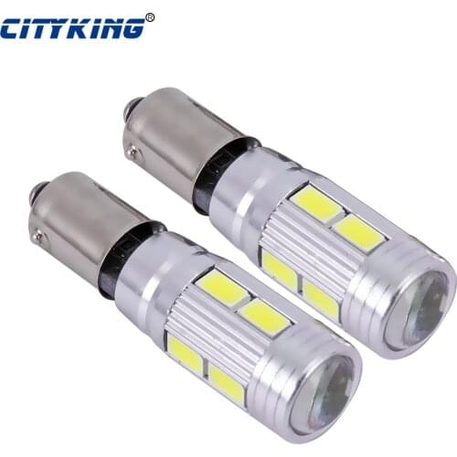 1pcs/Lot Canbus ba9s 10led bulb 5630 5730 smd car Light Canbus T4W ba9s 10smd CAR LIGHT Error Free White Light Bulb
