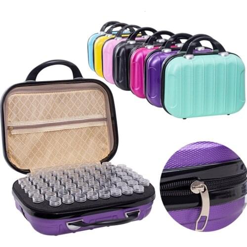 132 Bottles Diamond Painting Cross stitch Kit Tools Container Storage Bag Carry Case Daimond embroidery Bag Zipper Accessories