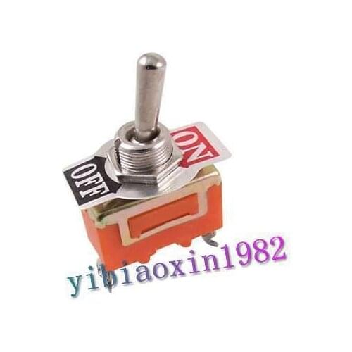 25pcs SPST ON/OFF 2 Pins 2 Position AC 250V 15A Toggle Switch