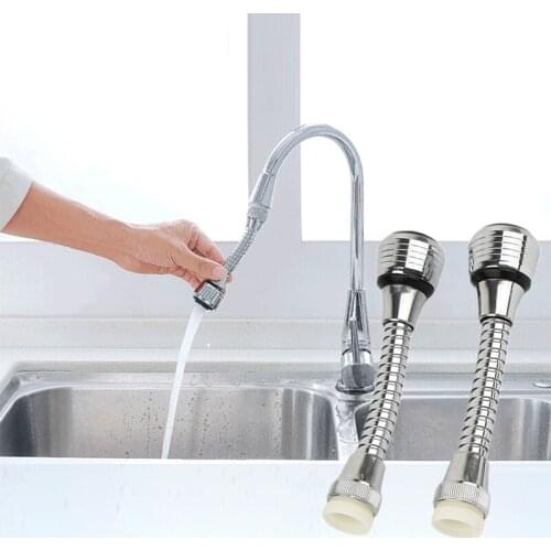 360 Swivel Kitchen Faucet Adapter Water Saving High Pressure Nozzle Tap Adapter Bathroom Sink Spray Bathroom Shower Accessories
