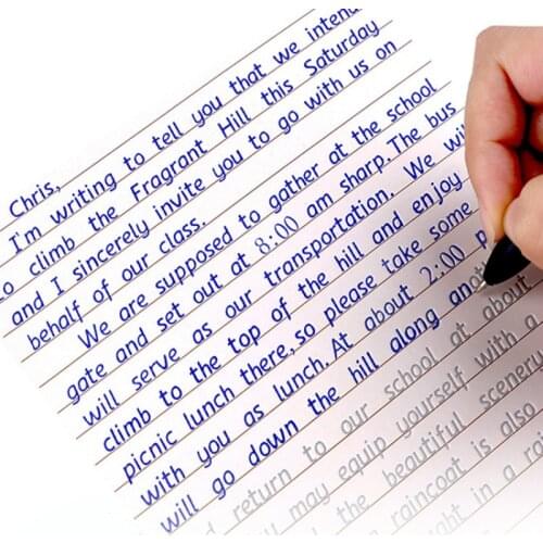 3pcs Writing Practice Copybook English Calligraphy Copybook for Adult Kids Exercises Words Letters Calligraphy Practice Libros