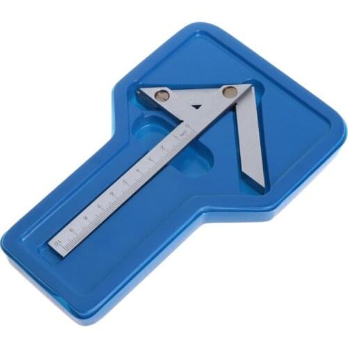 Centering Square 100*70mm Gaging Center Gauge Round Bar Marking Center Finder