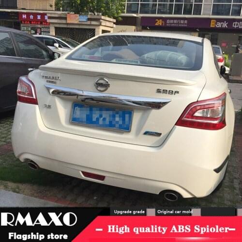 For NISSAN Teana Spoiler 2013-2015 ALTIMA High Quality WD ABS Material Car Rear Wing Primer Color Rear Spoiler