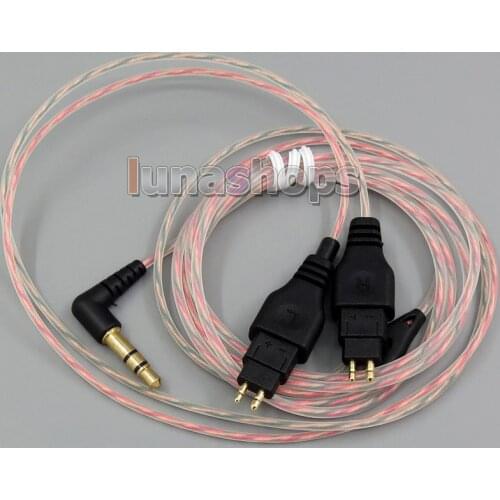OFC Soft Skin Earphone Cable For Sennheiser HD580 HD600 HD650 HDxxx HD660S HD58x HD6xx Headphone LN004457