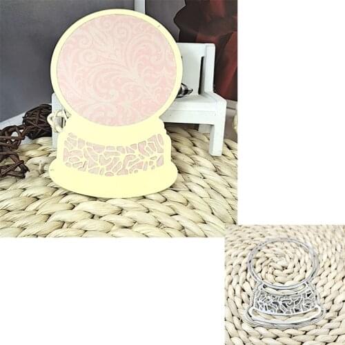 Suitable for creative paper cutting machine metal cutting mold scrapbook creative DIY Christmas card magic mirror 2020 NEW