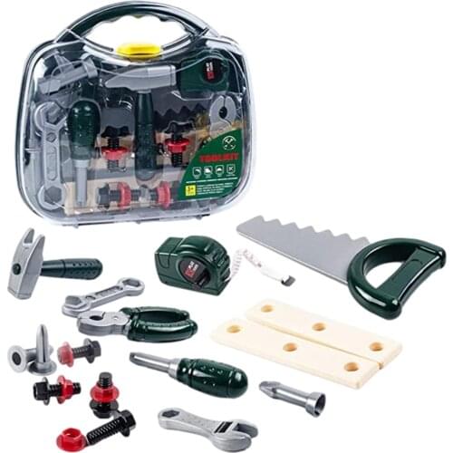 Simulation Construction Tool For Boys Pretend Play Model DIY Tool Play House Garden Toy Kit Children Gifts