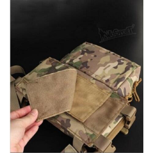 Hunting Tactical Vest Modular Chest Rig Set Drop Pouch 3PCS Mag Insert Set 500D