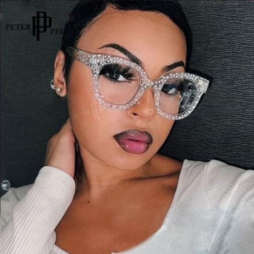 Transparent Eyeglasses Round Women Glasses Optical Frames Fashion New Luxury Brand Designer Retro Prescription Glasses Frame Men