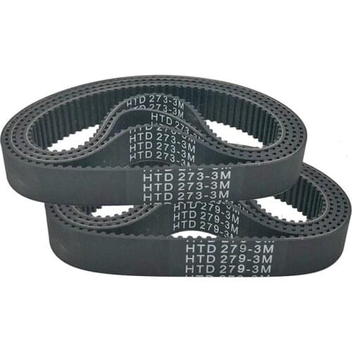 270-279MM 90-93 Teeth Timing Belt HTD270-3M HTD273-3M HTD276-3M HTD279-3M
