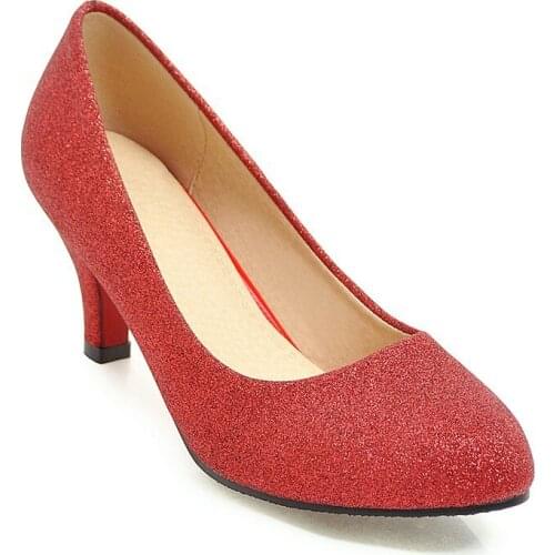 2018 age season elegant round head size and light in the mouth with size 32 single shoes 1837-43 the bride