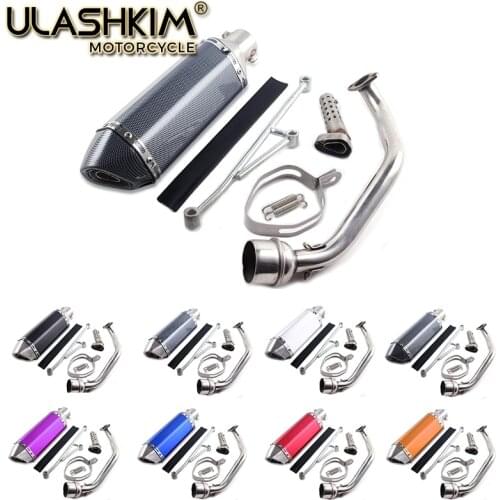 Scooter SYM kymco 125 SCOOTER exhaust GY6 125CC 150CC NEW RACING HIGH PERFORMANCE BLACK SHORT EXHAUST 152qmi 157qmj engine