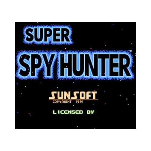 Super Spy Hunter Region Free 60 Pin 8Bit Game Card For Subor Game Players