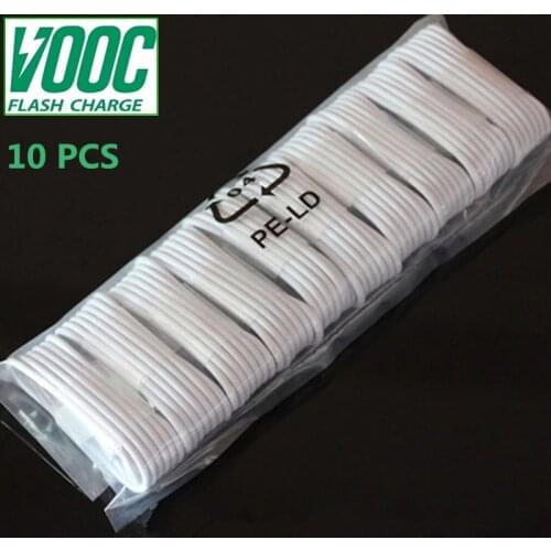 10 PCS 5A super Charge VOOC Flash Fast Type C Charger Cable For OPPO F17 A53s A72 Realme X2 X3 6 Pro For Huawei P30 Honor 20 30i