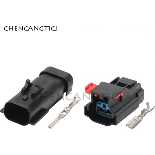 FCI Dehphi 2 Pin Headlight socket Auto Exhaust temperature sensor plug waterproof connector For Benz Chrysler 54200275 54200261