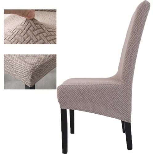 2020 High Stretch Jacquard XL Size Chair Cover Elastic Chair Covers Spandex For Dining Room/Kitchen housse de chaise
