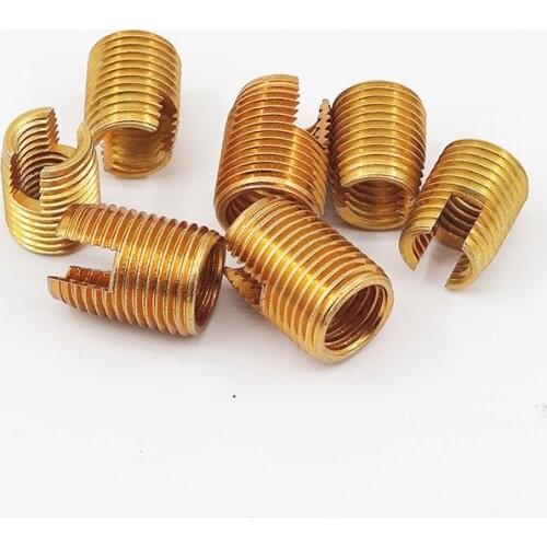5pcs Self-tapping screw sleeve self-tapping bushing 302 M2-M20 inner outer tooth steel sleeve