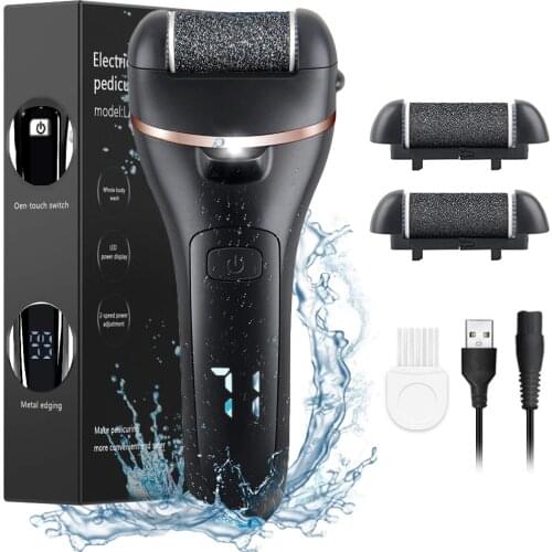 NEW Rechargeable Electric Foot File Callus Remover Machine Pedicure Device Foot Care Tools Feet For Heels Remove Dead Skin LED