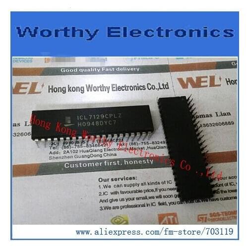 Free shipping 10pcs/lot ICL7129CPL ICL7129CP ICL7129C ICL7129 DIP-40P