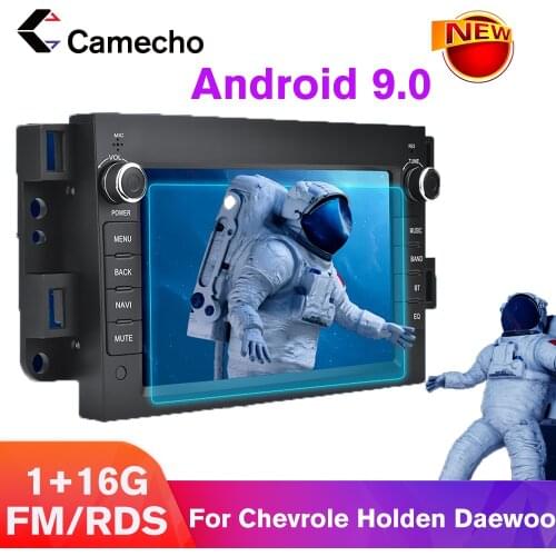 Camecho Android 9.1 RDS FM Double USB 1+16G Car Radio 7 inch High Definition GPS Player For Chevrolet Holden Daewoo Pontiac