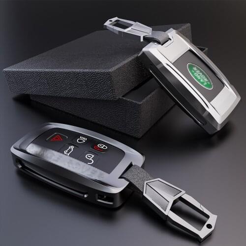 Car Key Case Cover For Land Rover A9 Range Rover Sport Evoque Freelander 2 Jaguar XE XJ XJL XF C-X16 V12 Guitar F X Typ