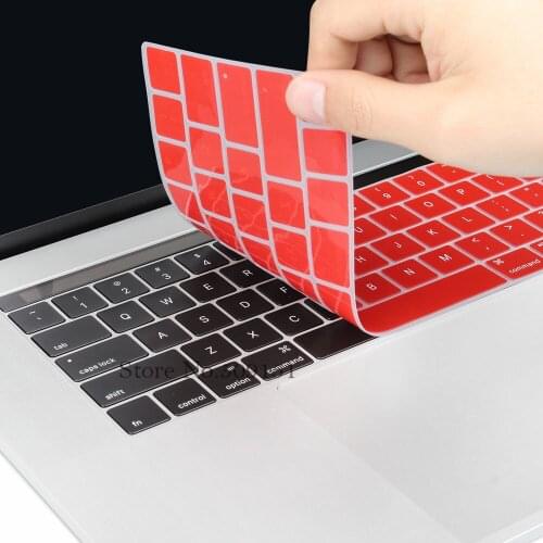For Macbook Pro 13 15 13.3 15.6 Touch Bar A1706 A1707 A1989 A1990 A2159 US English Keyboard Cover Protector Skin Sticker Cover