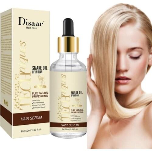 50ml Moroccan Snake Oil Hair Essential Oil Hair Reduce Bifurcation Multi-functional Hair & Scalp Treatments for Dry Hair Types