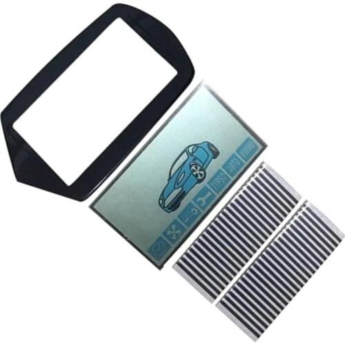 A91 LCD display flexible cable + LCD keychain Glass for Car alarm Starline A91 remote controller Key display with Zebra Stripes
