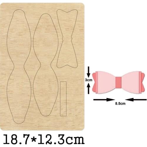 Bow-Knot Headband Headdress 2020 New Cutting Mold Wood Dies For Blade Rule Cutter For DIY Leather Cloth Paper Headwear Crafts