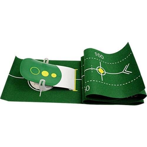 Indoor Golf Putter Exerciser Home Exercise Portable Fun Office Mini Grass Green Practice Blanket Perfect for Practicing