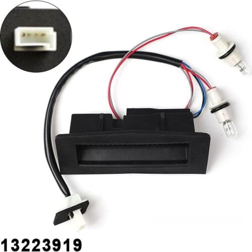 Rear Trunk Tailgate Opening Control Switch With Bulb 13223919 For Vauxhall Opel Astra H Zafira B ASTRAVAN 2004 2005-2010 6240399