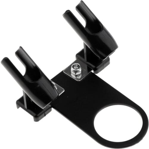 Durable Airbrush Holder For 2 Airbrushes Air Spray Pen Stand Supprot Black