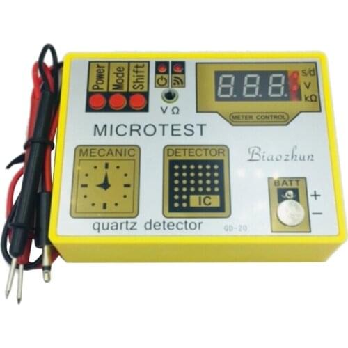 QD-20 Watch Maintenance Tool Quartz Movement Tester Made in China Watch Movement Tester Can Measure the Battery