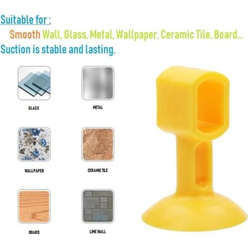 Perforation Free Silicone Door Stoppers Anti-Collision Door Handle Doorknob Bumper xqmg Door Stops Hardware Improvement Home New