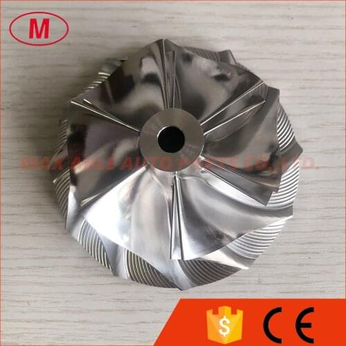 T51 70.34/93.96mm 6+6 blades turbo billet/milling/aluminum 2618 compressor wheel for racing