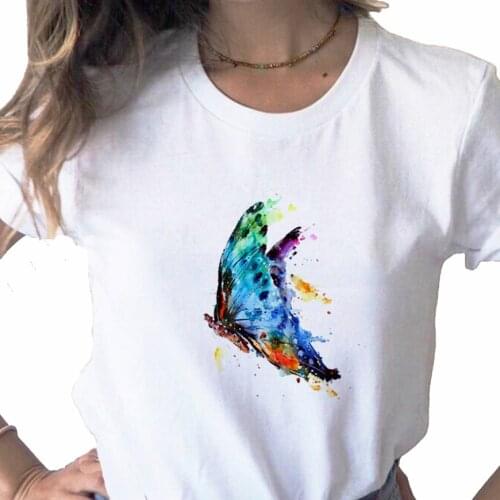 Travel Fashion Print Women T Shirt Aesthetic Harajuku Ulzzang Female Tee Shirt Clothes 90s Summer Graphic Top