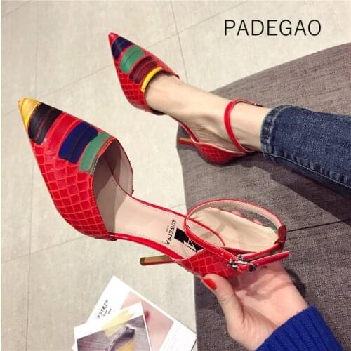 High Heel 2020 Women Sandals OL Korean Party Woman Sandals Casual Fashion Shoes