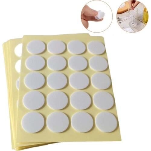100PCS Candle Wick Stickers Heat Resistance Double-sided Candle Making Sticker 20mm