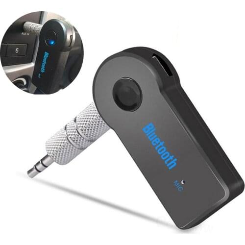 3.5mm Jack Bluetooth 5.0 Audio Adapter Car Mobile Phone Stereo Music Converter MP3 AUX Signal Receiver Adapter With Microphone