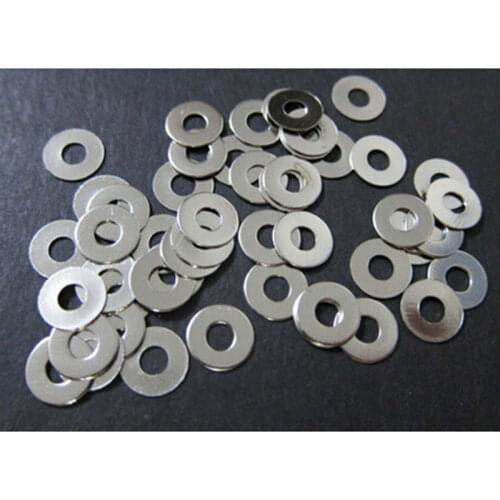 3mm x7mm x0.5mm Metal Stainless Screw washer - 50 Pcs