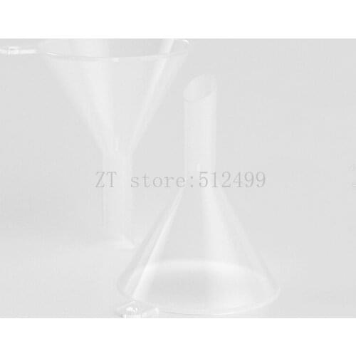 500pcs/lot Clear Plastic Funnel Suit for Perfume Oil Liquid Home Tool Gadgets Emulsion Packing Hopper Auxiliary Accessories