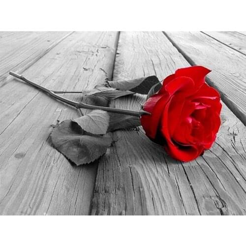 5D flower Diamond Painting red rose Diamond Embroidery Full Square scenery Picture Of Rhinestones Cross Stitch Mosaic Home Decor