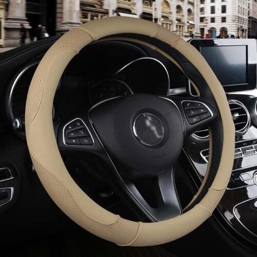 9 colors New Car steering wheel cover Four seasons Universal car handles case Breathable non-slip Car interior Accessories