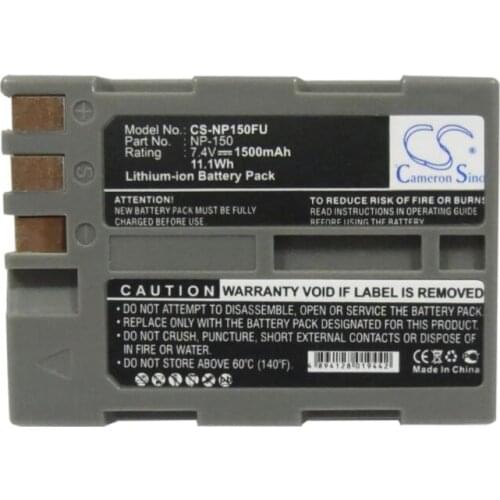Cameron sino 1500mah battery for FUJIFILM BC-150 FinePix S5 pro IS Pro BC-150 NP-150 Camera Battery