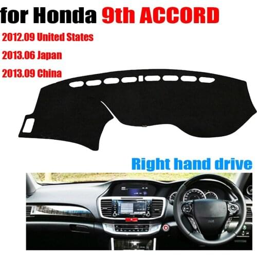 Car dashboard covers For Honda new 9th ACCORD Right hand drives dash covers pad dashmat Instrument platform accessories