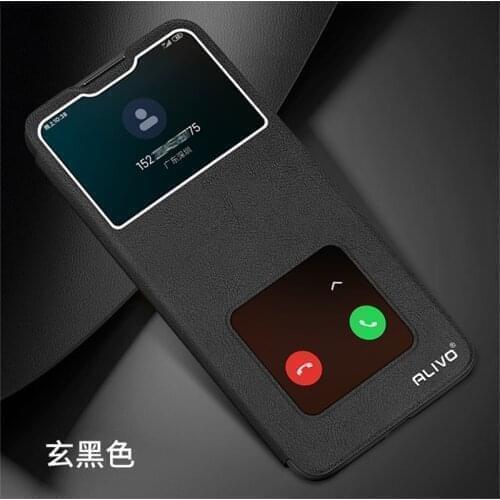 Window Leather Case For OPPO A31 A8 A91 A92s A72 A52 A32 Reno 4 Pro SE 5 Pro Plus Reno 3 Pro A9 A5 2020 Phone Case Magnet Cover